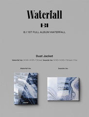 HAOEN iKON B.I Waterfall folding poster included for immersive visual set.