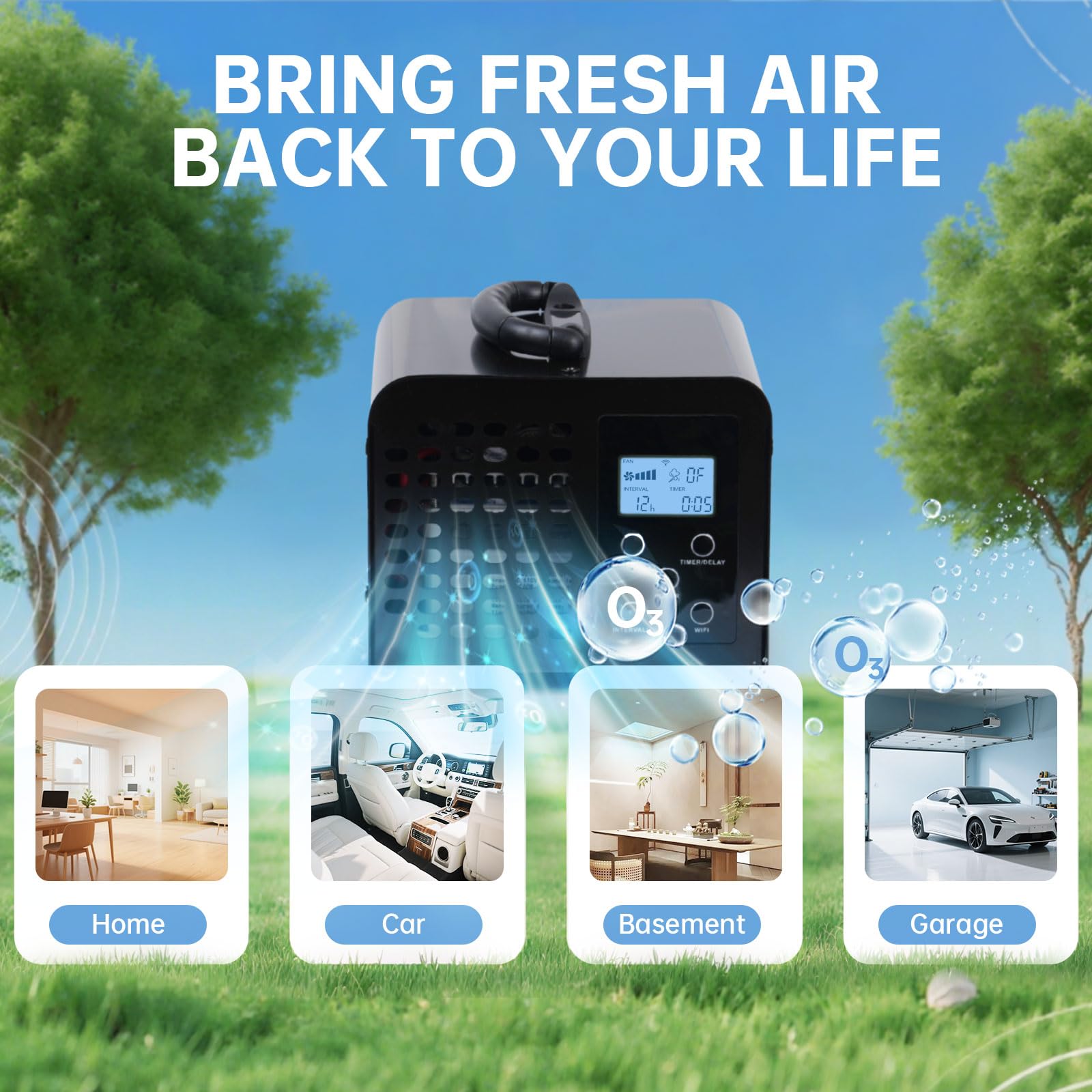 Haoguo ozone generator includes an extra fuse for safety during use