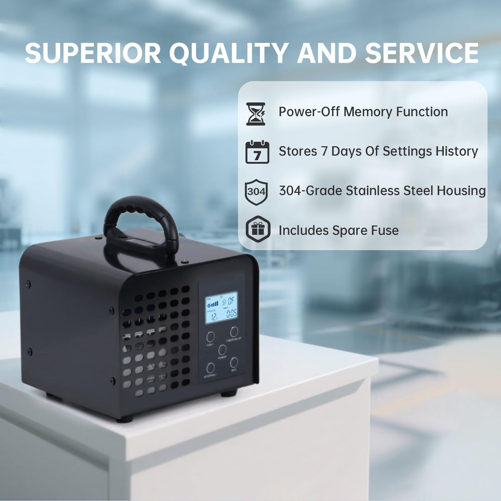 Haoguo ozone generator stainless steel housing ensures long lasting durability