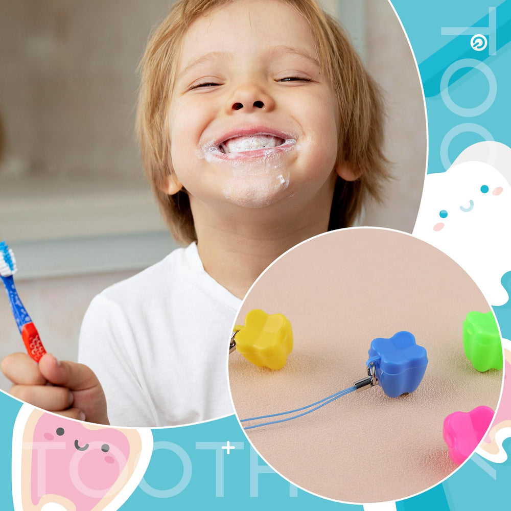 Haomian tooth saver necklace 150-pack display as classroom party favors
