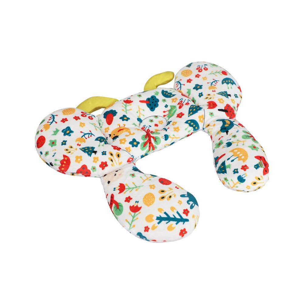 haozaikeji butterfly pillow 36x31 cm fits kids ages 2-5 for travel.
