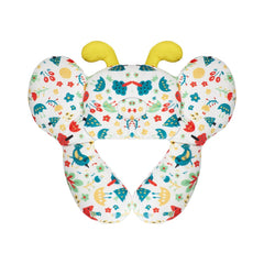 haozaikeji butterfly pillow on stroller supports head and neck for comfortable travel.