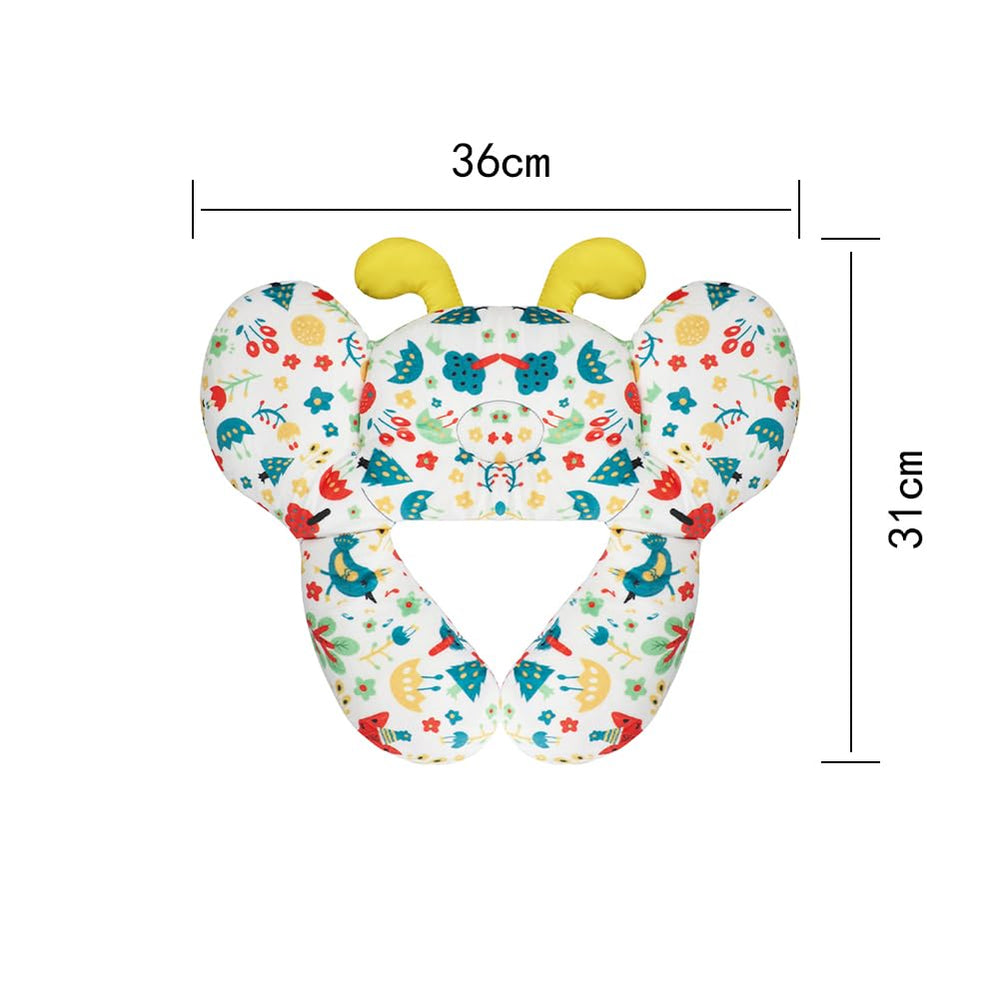 haozaikeji butterfly pillow with soft fleece cover feels cozy against skin.