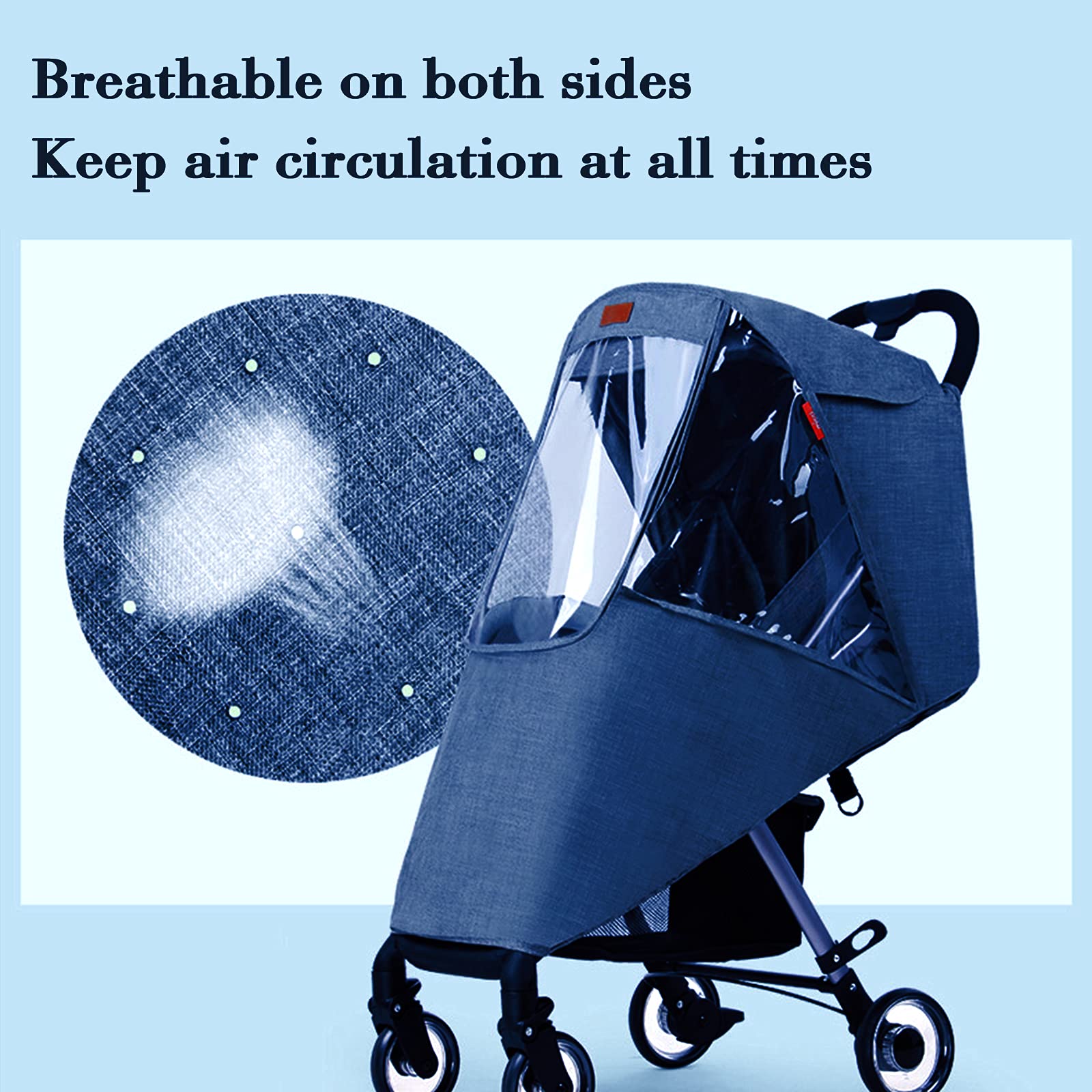 haozaikeji stroller cover features quick installation for busy parents.