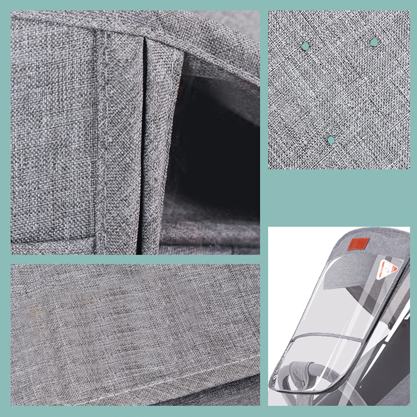 haozaikeji universal-fit design fits most single strollers for travel