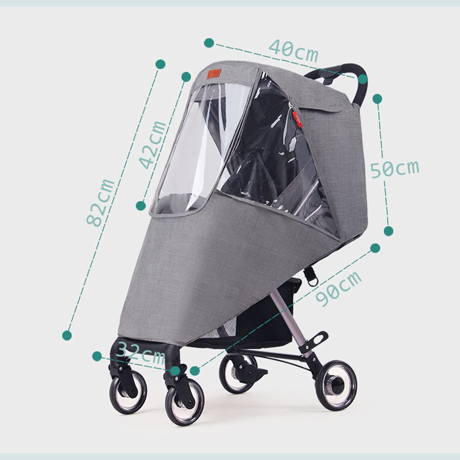 haozaikeji rain cover showing waterproof linen and EVA material for all-weather protection