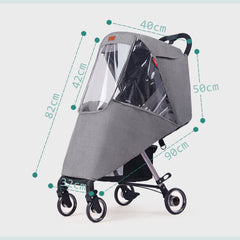 haozaikeji rain cover showing waterproof linen and EVA material for all-weather protection