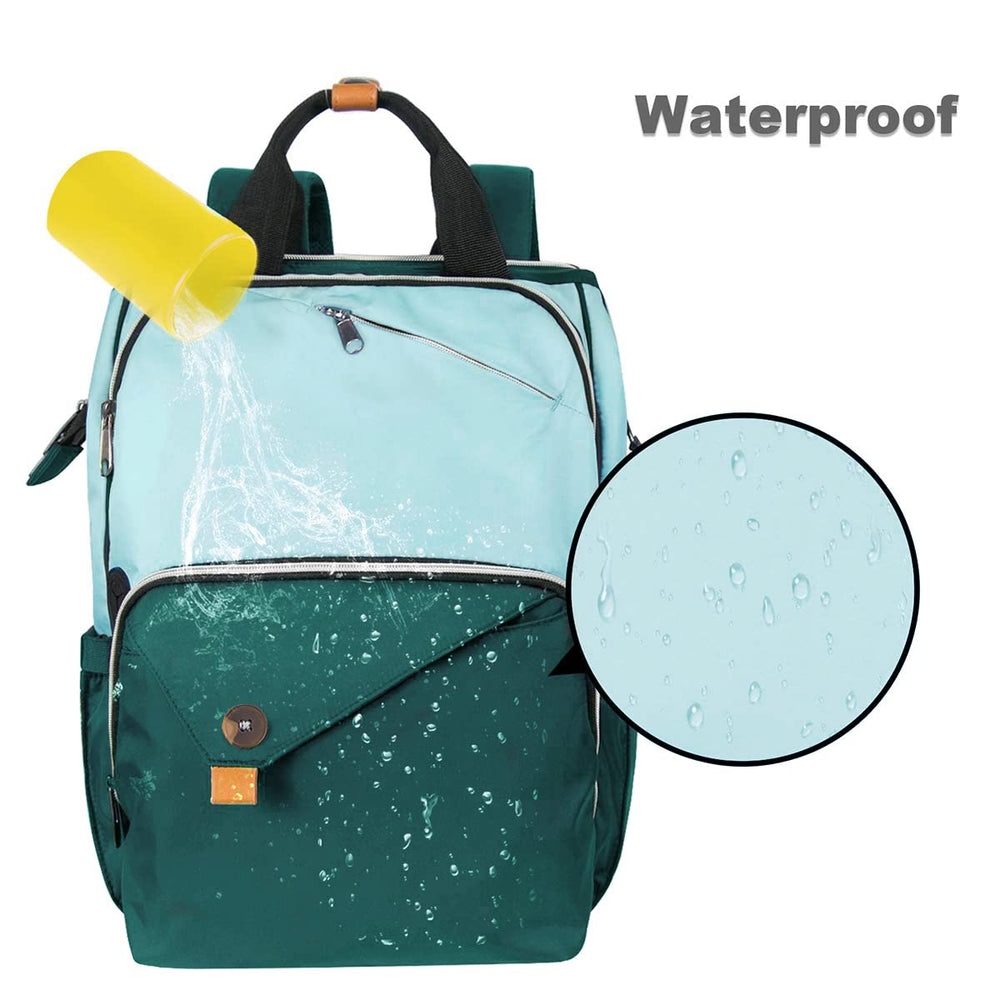 Hap Tim 18-pocket layout helps quick organization for parents.