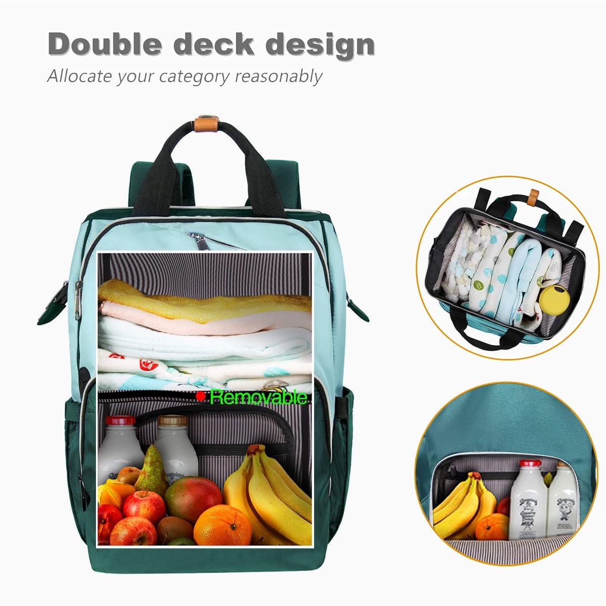 Hap Tim stroller straps attach bag quickly for hands-free strolling.
