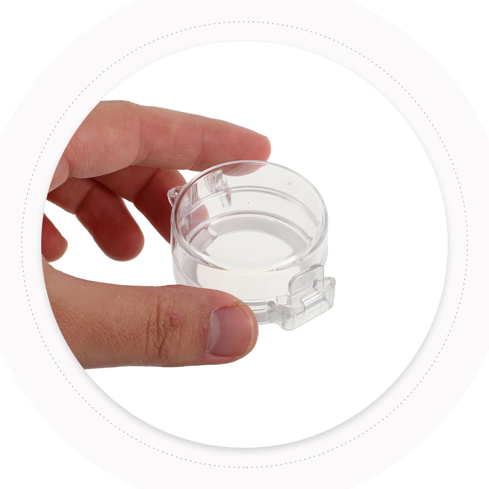 HAPINARY 3-pack clear door knob covers pack, ready to secure multiple doors.