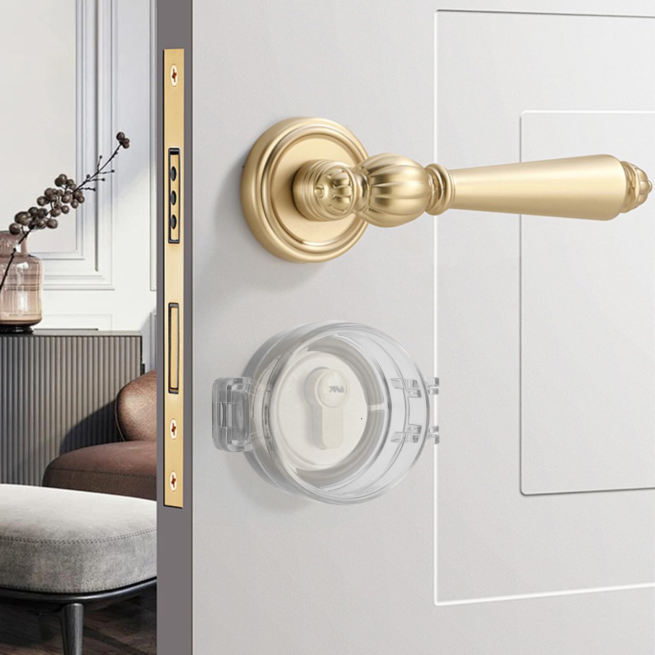 HAPINARY wide compatibility works across interior, bedroom, and kitchen doors.