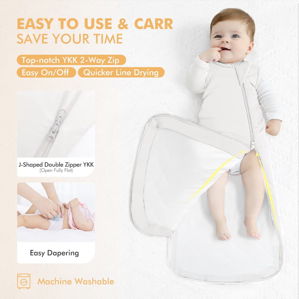 HAPIU sleep sack TOG 1.0 illustrates all-season comfort and leg room