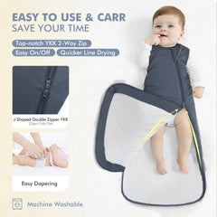 HAPIU 2-Way YKK zipper feature enables easy diaper changes.