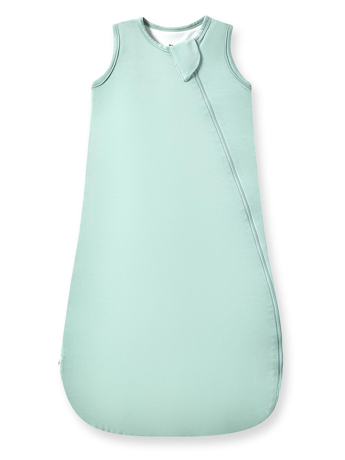 HAPIU bamboo sleep sack Sage for 6-18 months, with soft, breathable fabric.