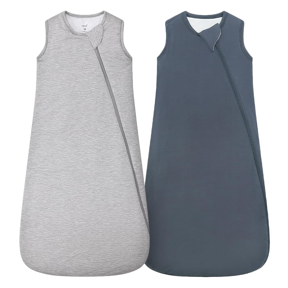 HAPIU rayon bamboo sleep sack in soft fabric for breathable comfort.
