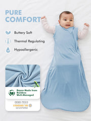 HAPIU sleep sack 2-way zipper enables easy diaper changes.