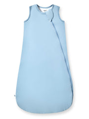 HAPIU sleep sack in fog with soft bamboo rayon for gentle warmth.
