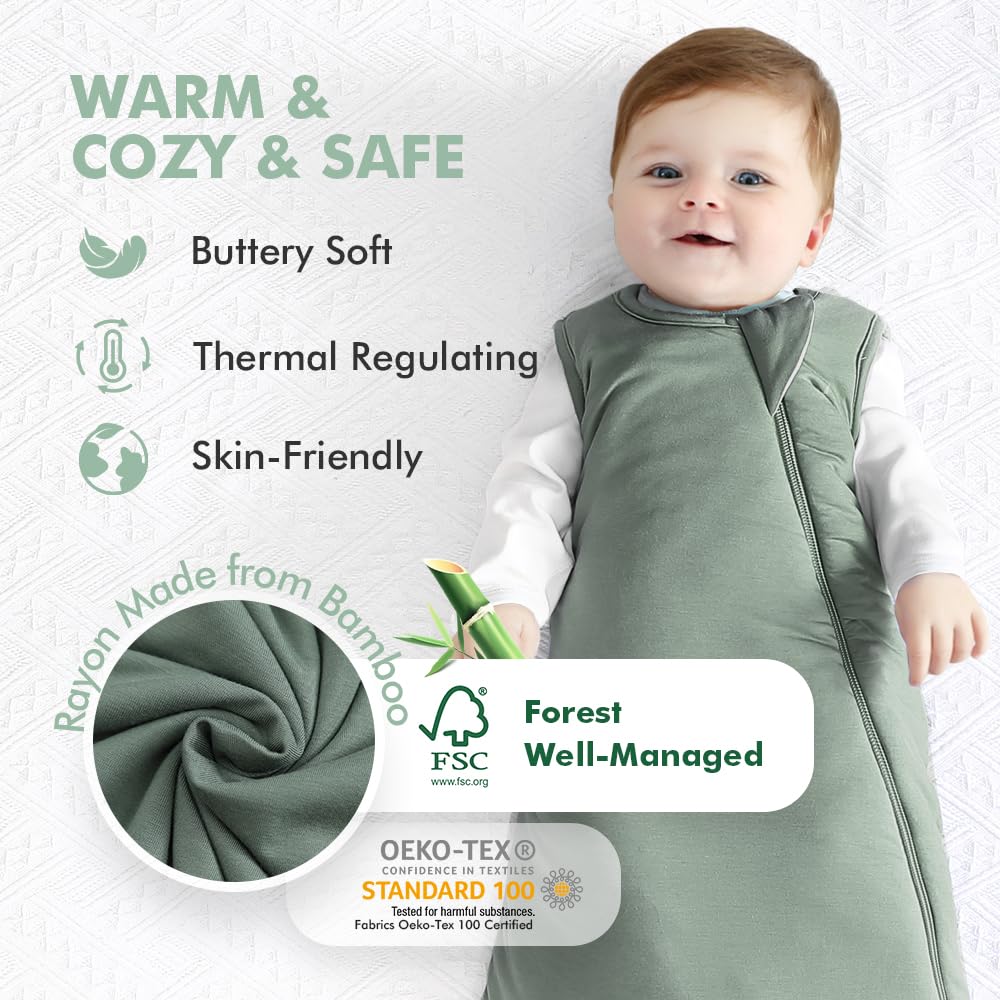 HAPIU sleep sack with zipper for quick diaper changes in dark grey.