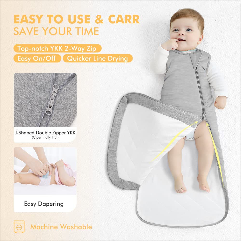 HAPIU wearable blanket provides room to kick and grow.