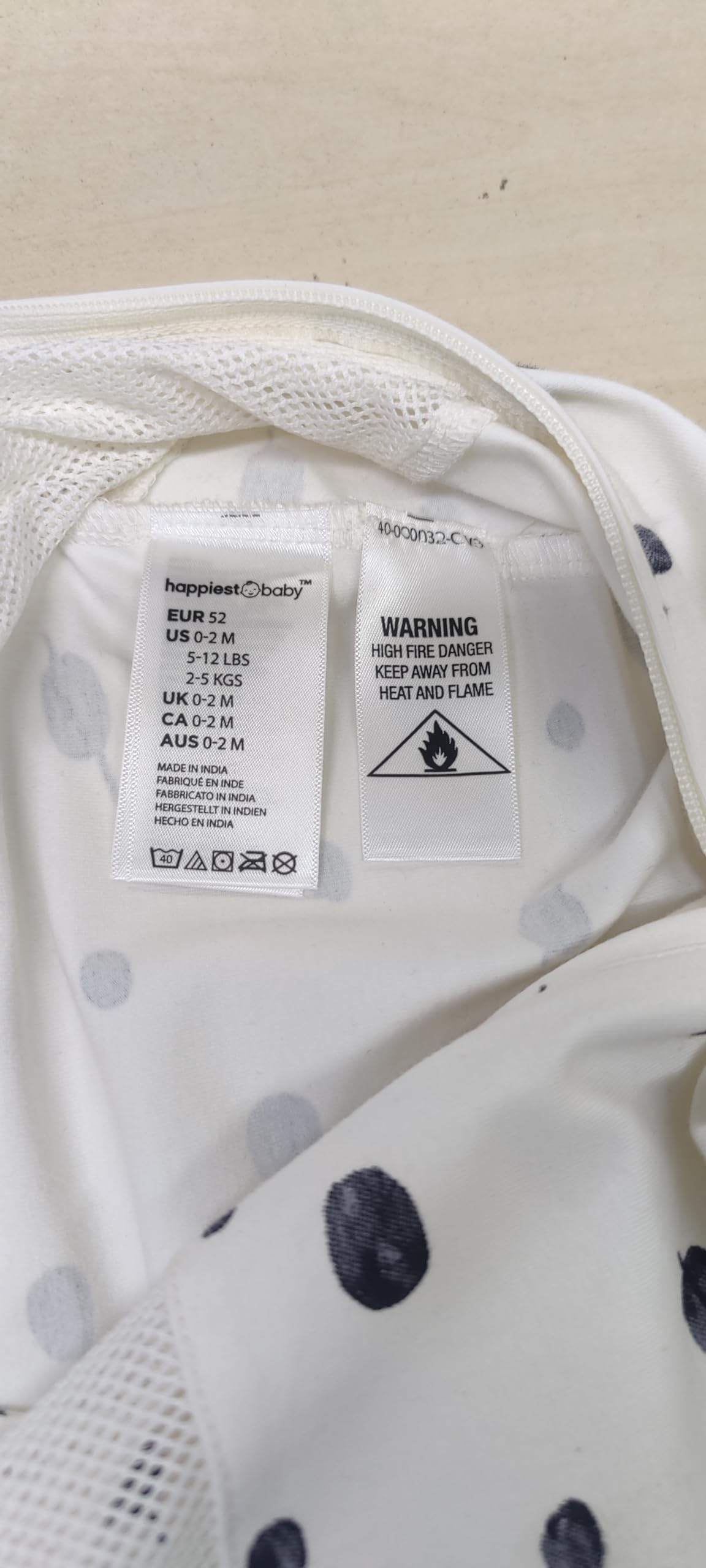 Sleepea arm openings allow arms-in or arms-out transition as baby grows.