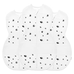 Happiest Baby Sleepea ivory planets 3-pack bundle for easy night changes.