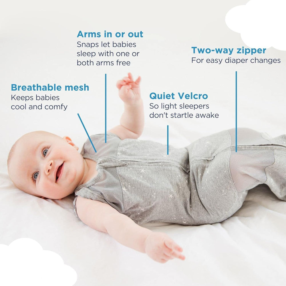 Happiest Baby Sleepea organic cotton delivers softness and skin-friendly comfort