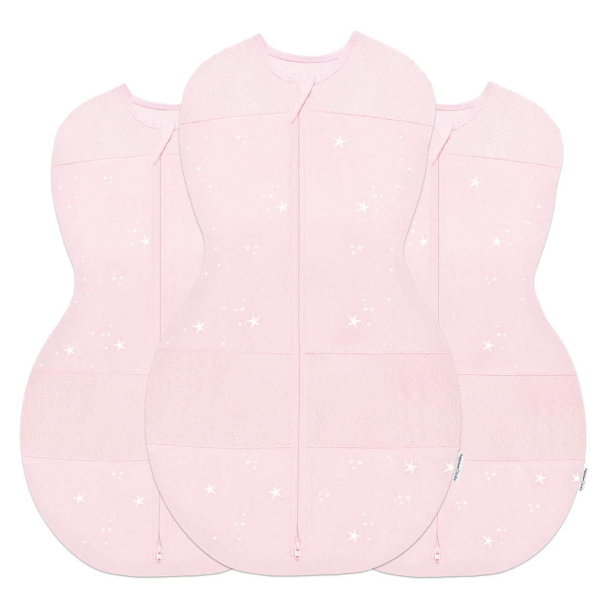 Happiest Baby Sleepea rose-stars swaddle pattern for secure newborn sleep