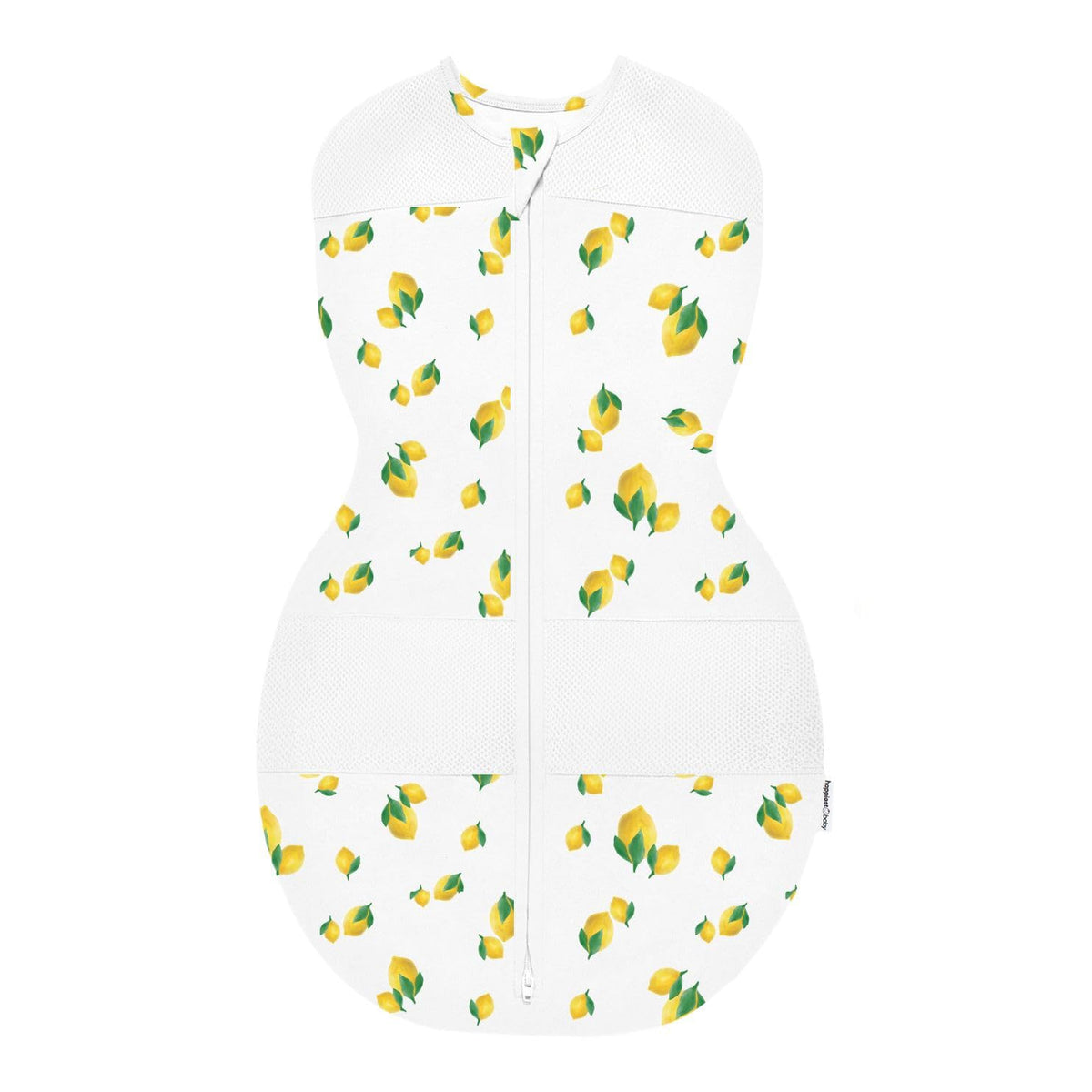Happiest Baby Sleepea swaddle packaging highlights premium organic cotton and safety-focused design.