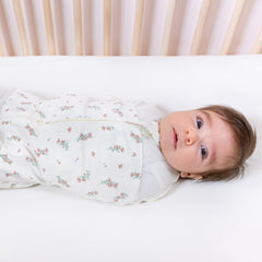 Happiest Baby Sleepea velcro closure detail for escape-proof security and quick diaper changes