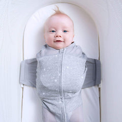 Happiest Baby SNOO Sleep Sack organic cotton texture close-up for sensitive skin.