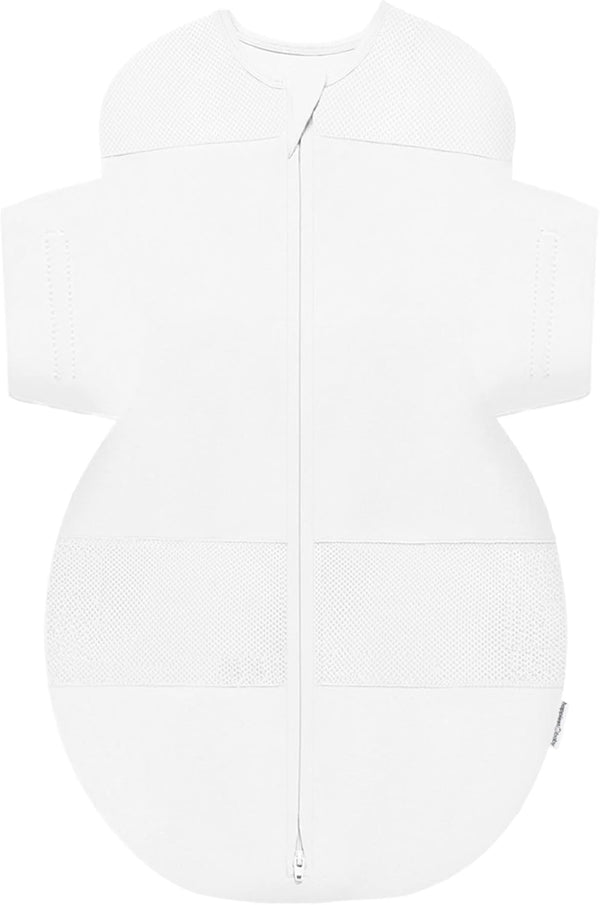 Happiest Baby SNOO Sleep Sack organic cotton white XL keeps baby cozy and secure