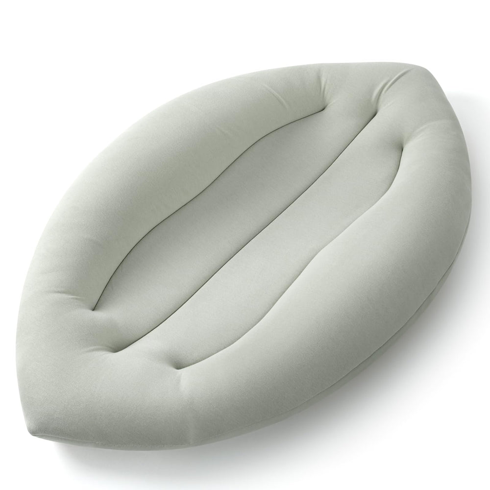 Happle sunny baby lounger front view shows portable, lightweight design for busy parents