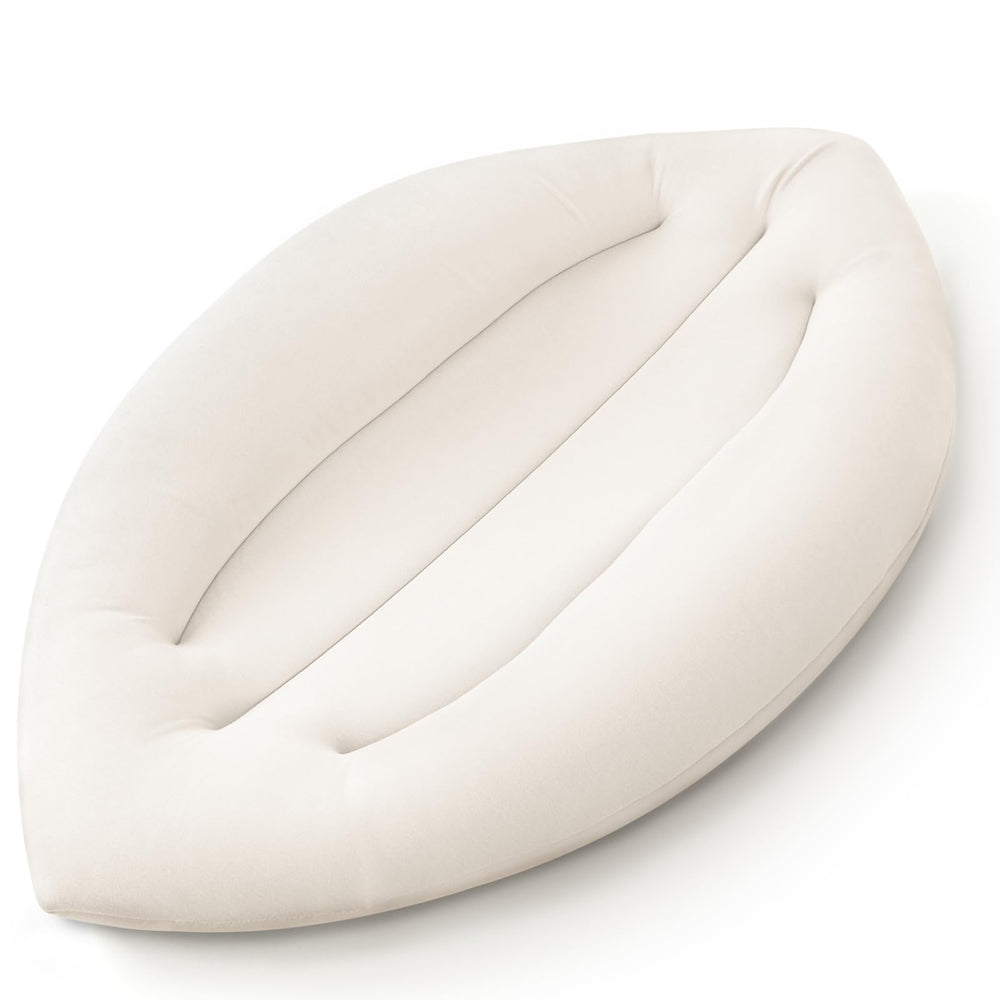 Happle Sunny baby lounger side profile shows portable design for travel.