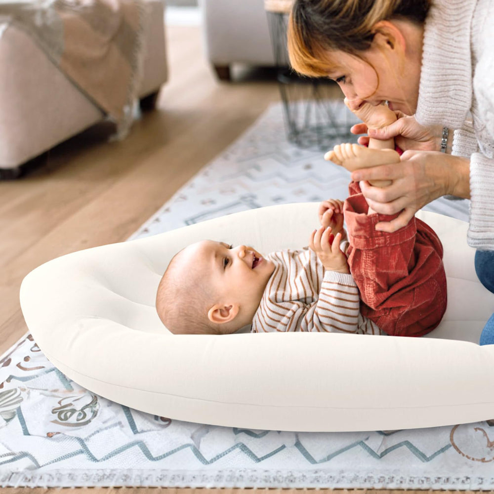 Happle Sunny baby lounger tummy-time focus supports gentle supervised play.