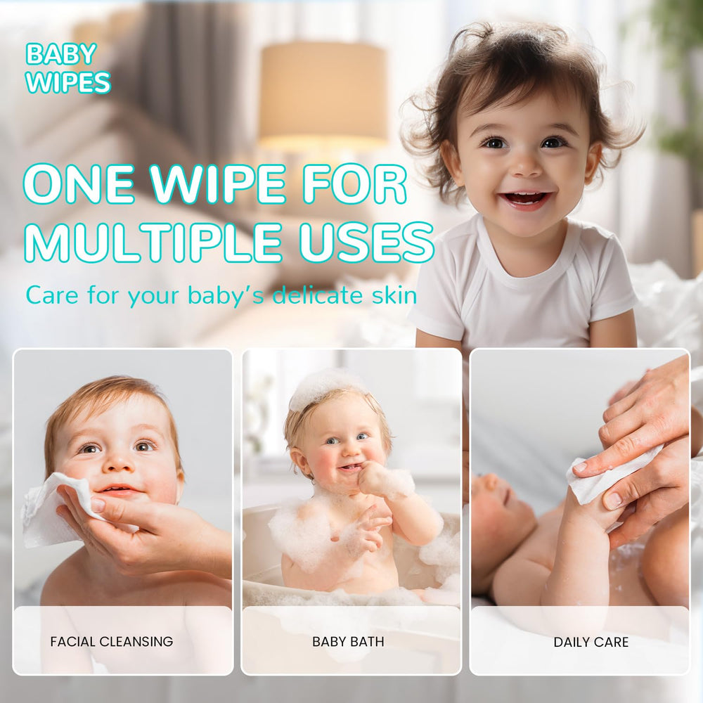 Happy Bum wipes ideal for diaper changes and meals on the go.
