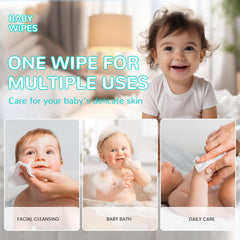 Happy Bum wipes ideal for diaper changes and meals on the go.