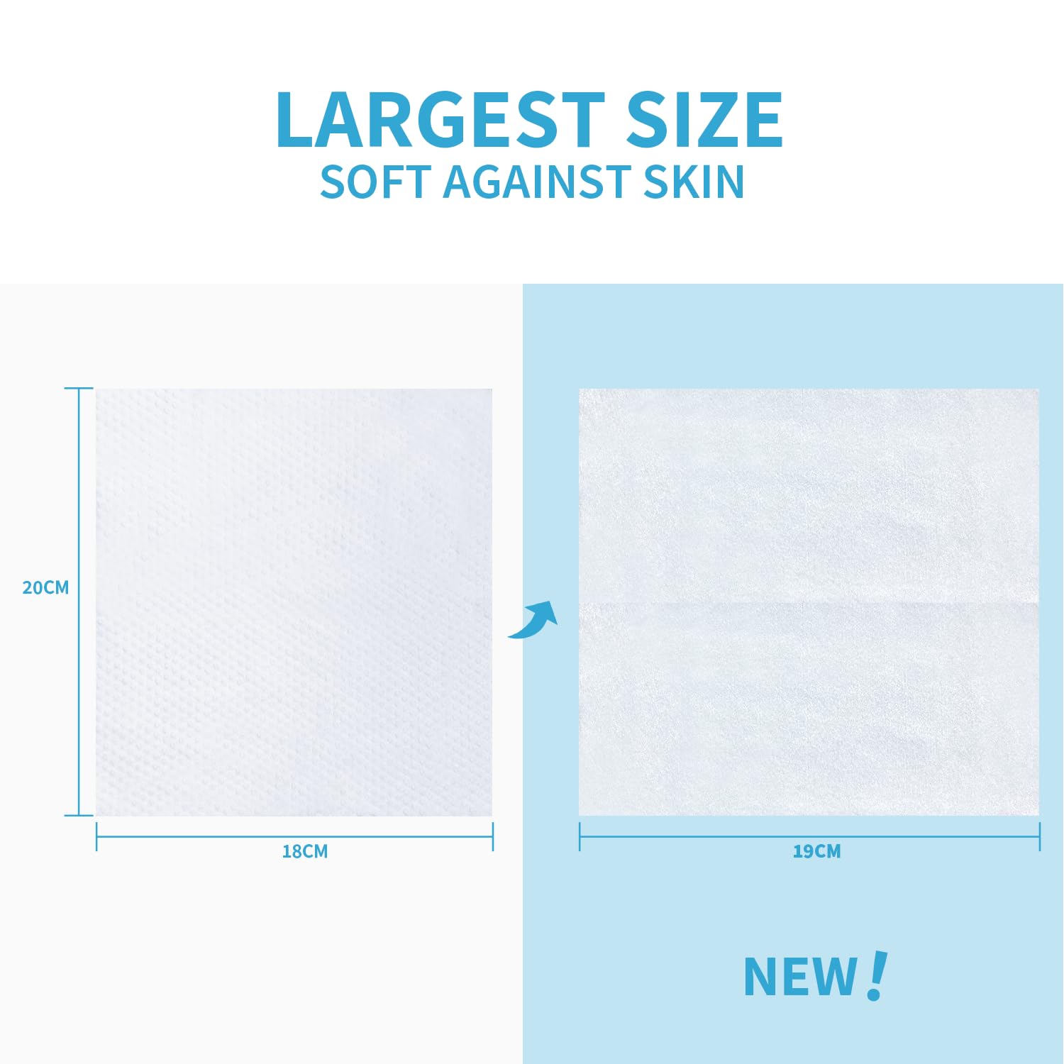 Happy Bum wipes made from plant fiber feel ultra-soft against baby's skin.