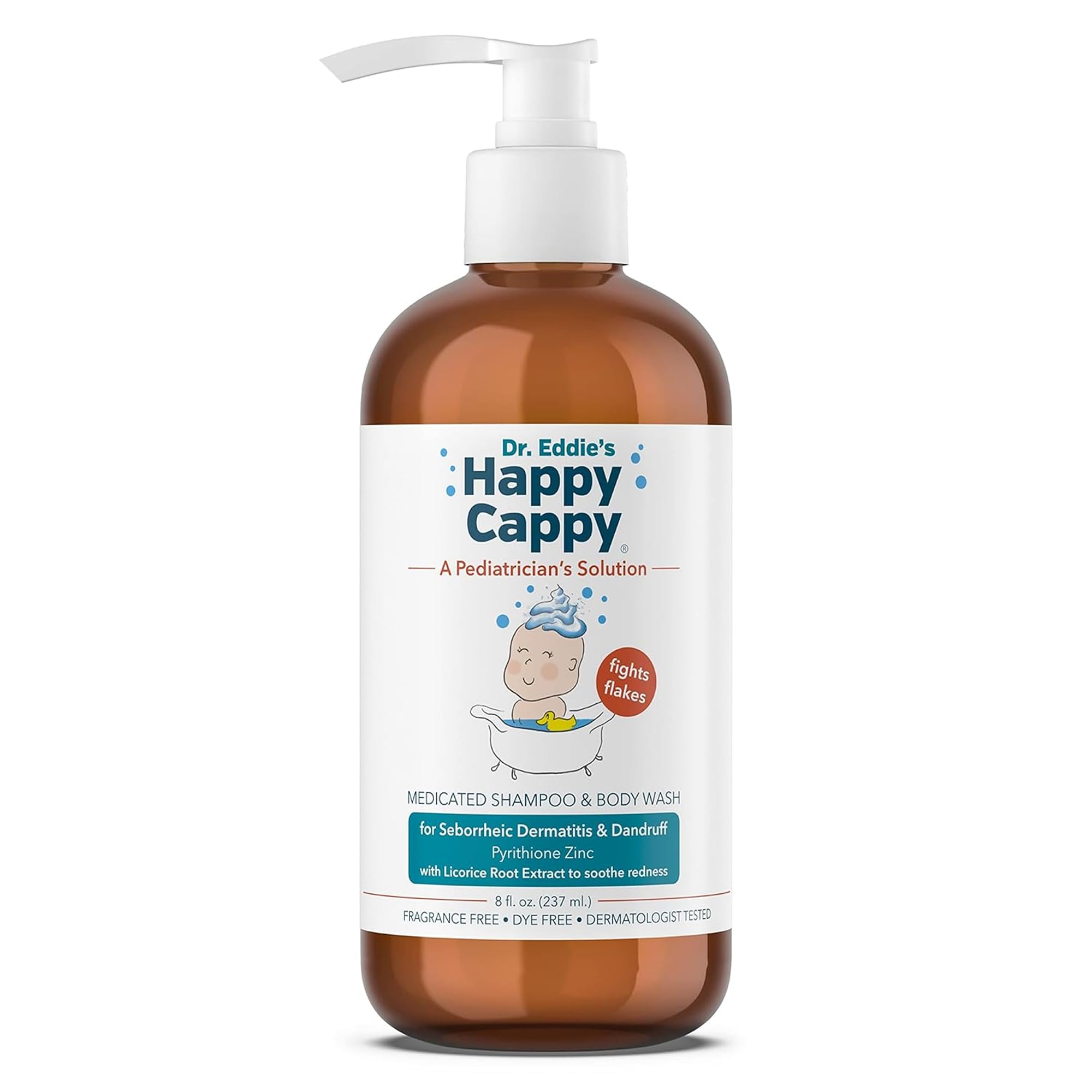 Happy Cappy Medicated Shampoo bottle for gentle scalp care and sensitive skin.