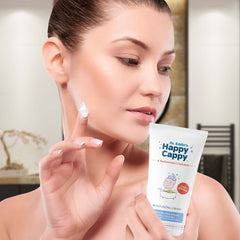 Happy Cappy Moisturizing Cream pack-of-3 box conveys value and pediatrician-formulated care.