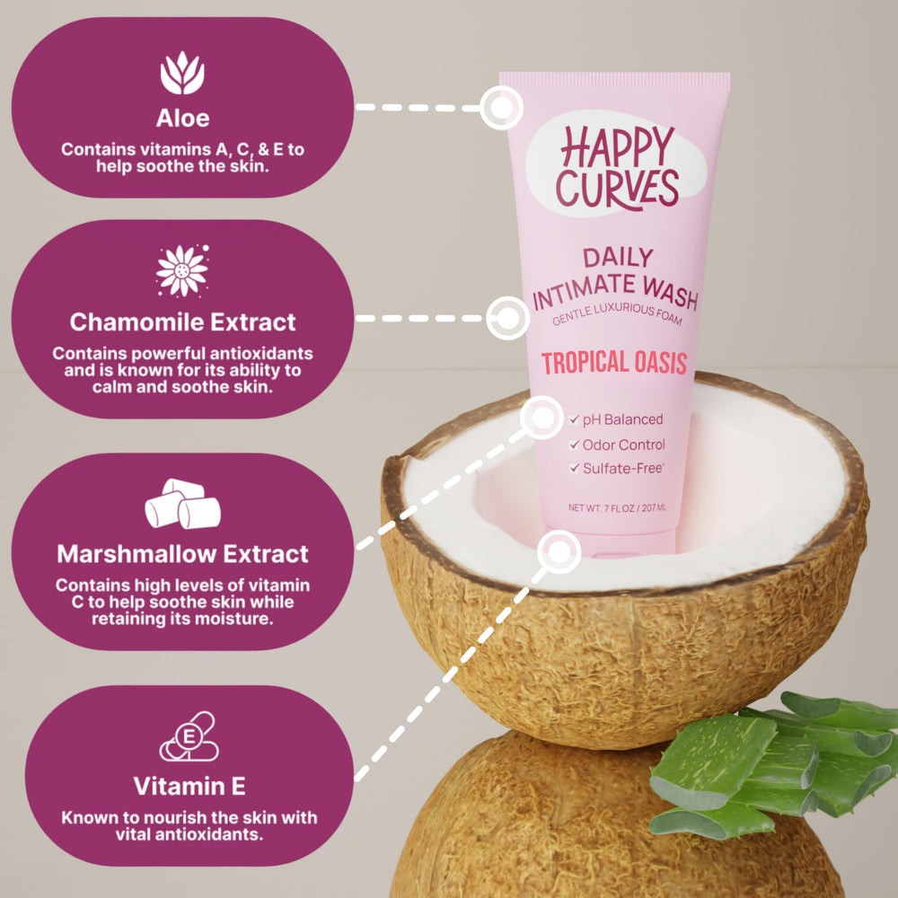 HAPPY CURVES product shows long-lasting odor control and all-day freshness.
