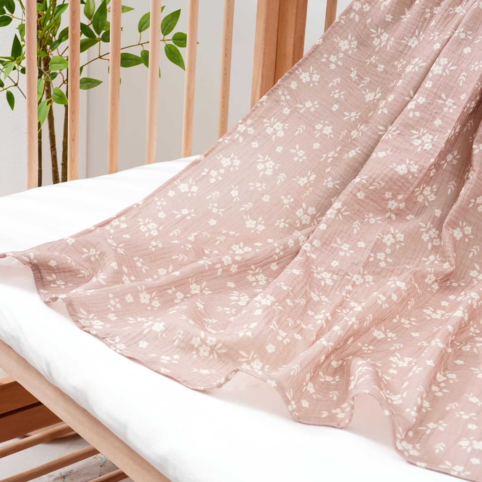 Receiving blanket use from the Happy Flute set for versatile baby care tasks.