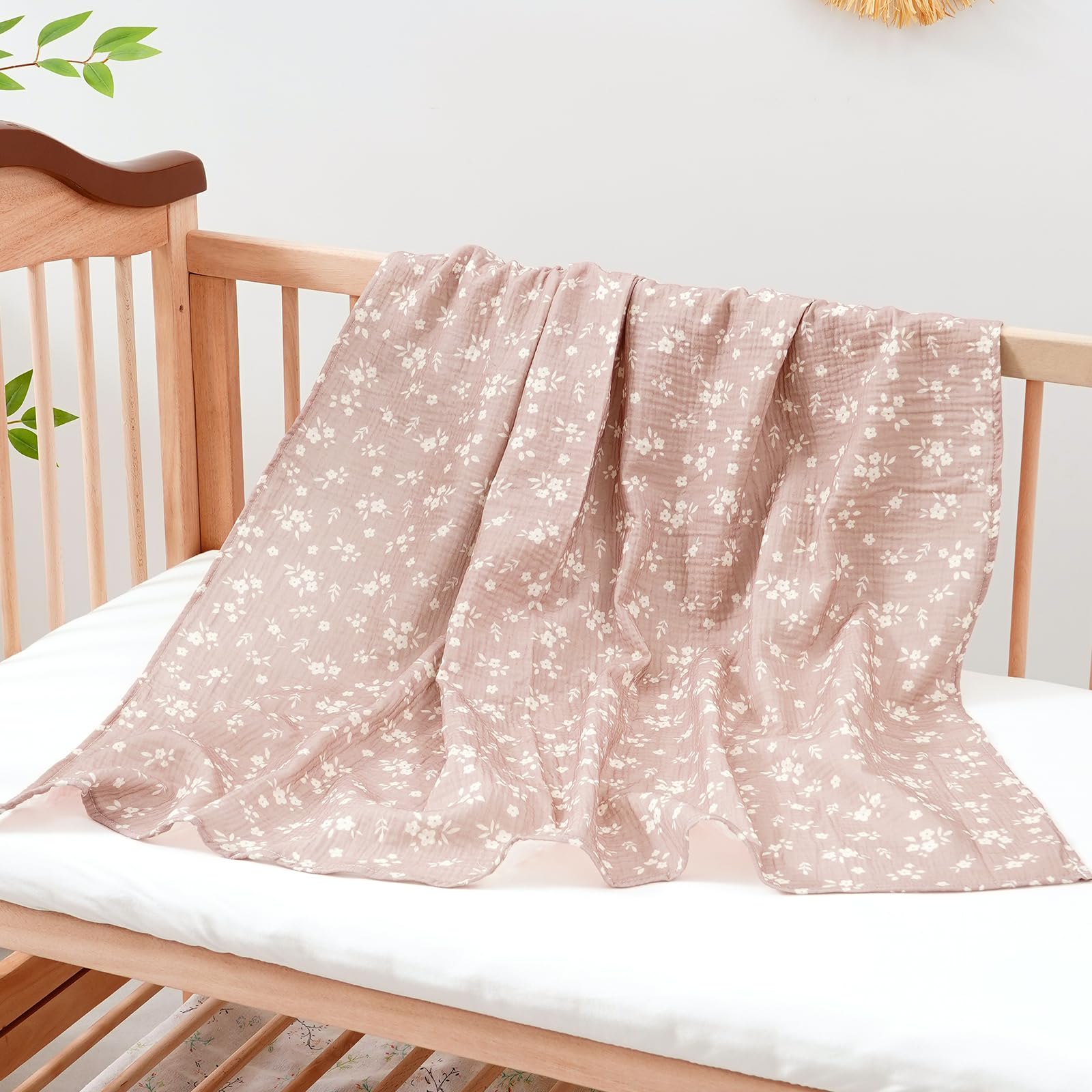 Swaddling care with Happy Flute blankets facilitates easy wrapping and cozy tucking.