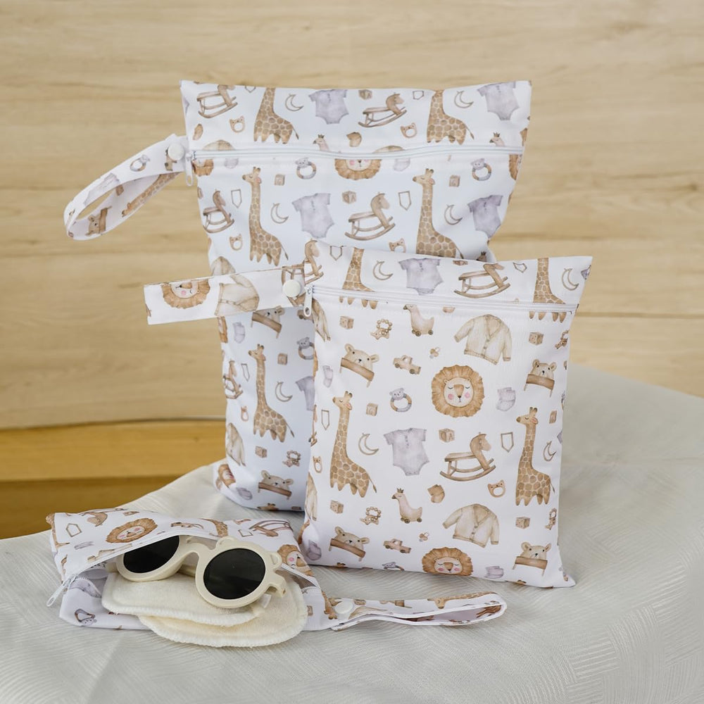 Happy Flute wet bag ready for beach and pool use.
