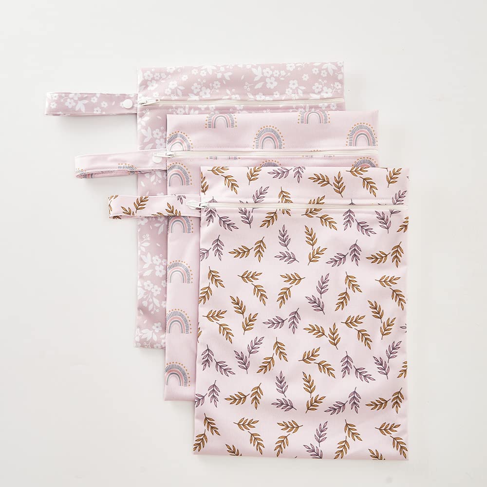 Happy Flute leaf wet bag eco reusable design supports sustainability