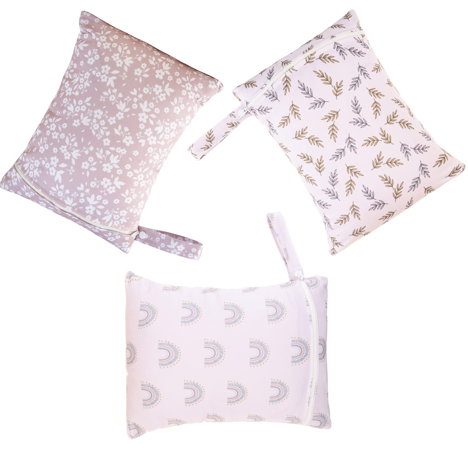 Happy Flute leaf wet bag folded compact option for travel and storage