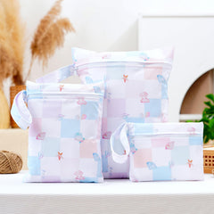 Happy Flute waterproof TPU wet bag material keeps items protected at the beach.