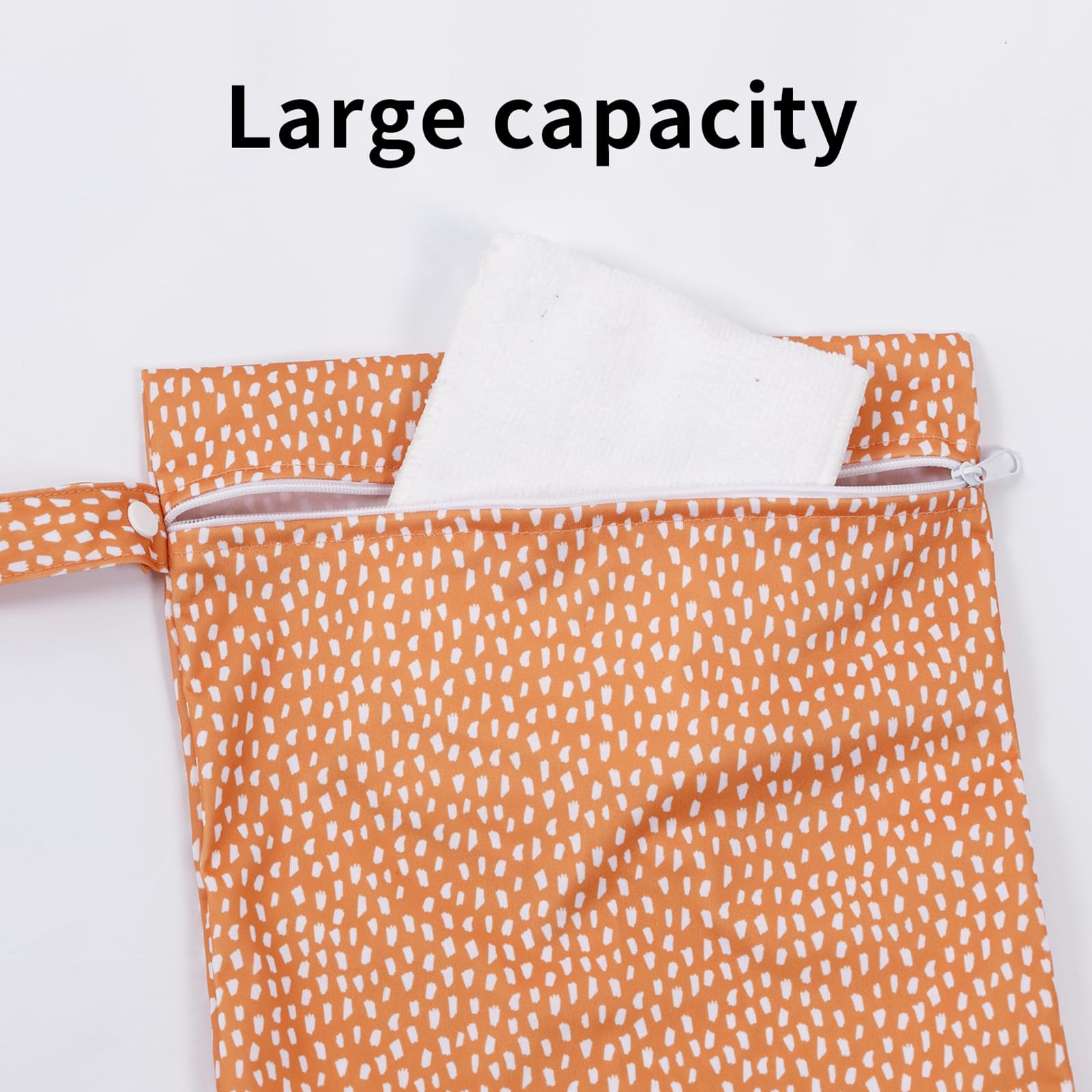 Happy Flute wet bag ample capacity for clothes and towels.