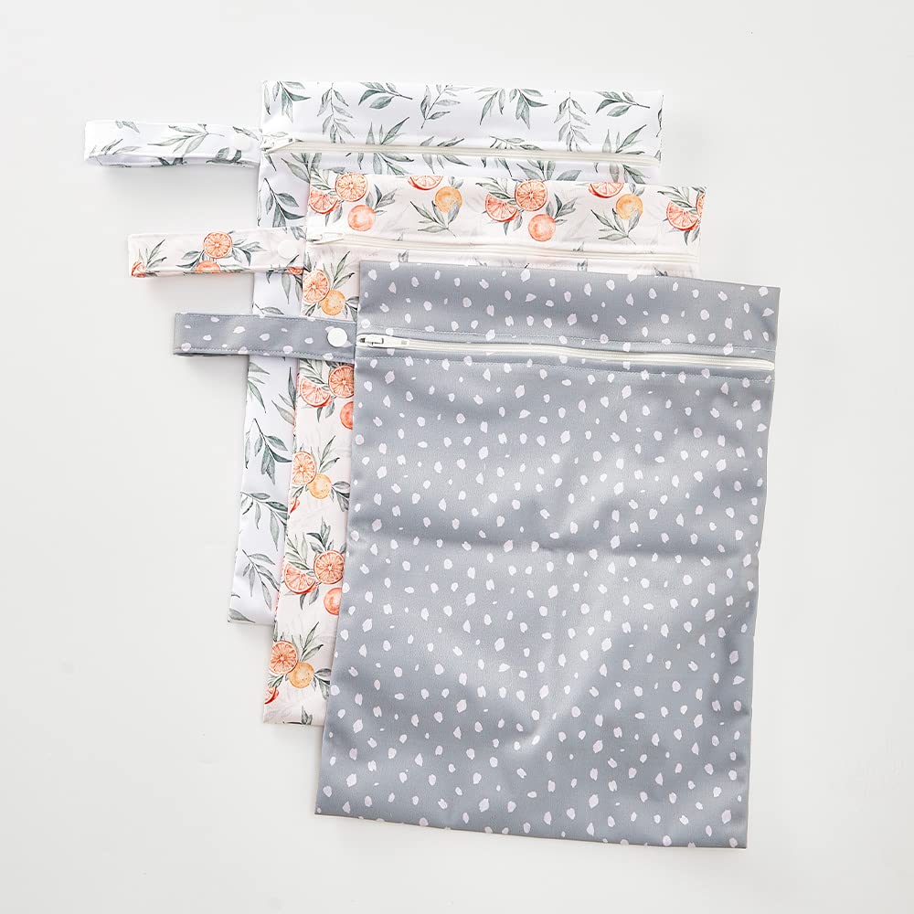 Happy Flute orange wet bag for bright, easily spotted storage