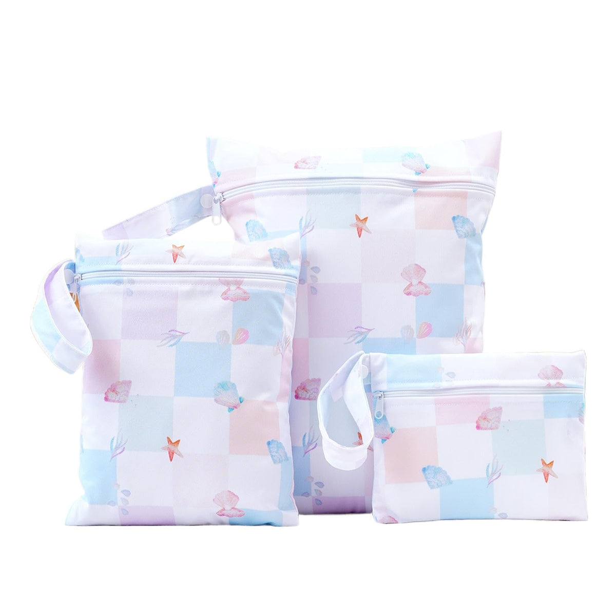 Happy Flute three-size wet bag set for organized travel and dry storage.