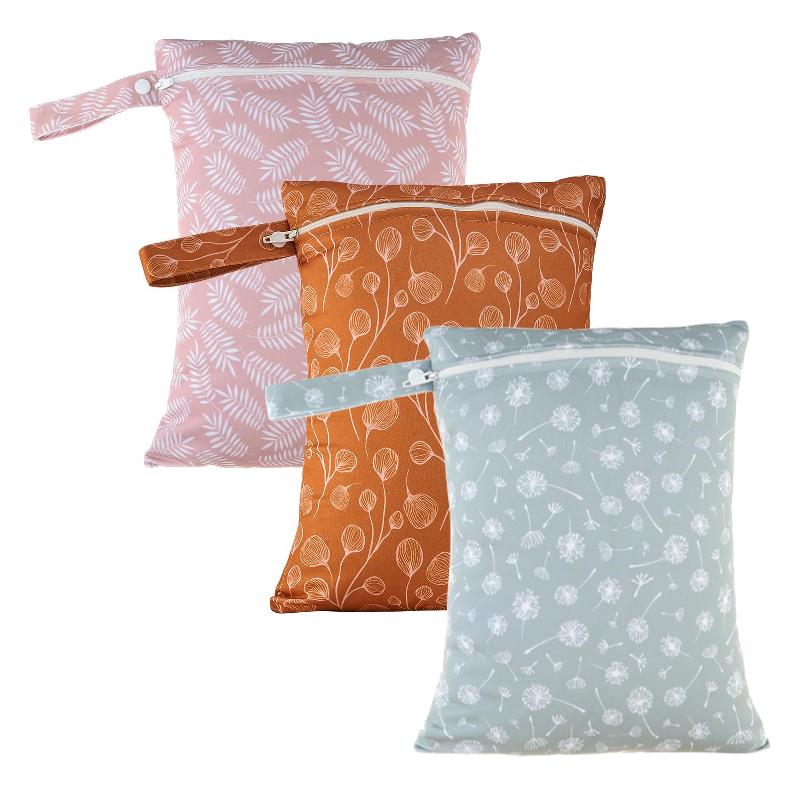 Happy Flute wet bag with waterproof exterior keeps swimsuits dry at the beach.